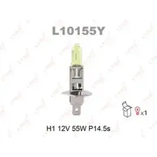 Автолампа P14.5s LYNXAUTO L10155Y H1 12