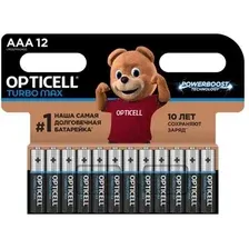 Батарейка Opticell Turbo Max AAА LR03 BP12