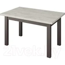 Кухонный стол Senira Кастусь 120-160x75 (сосна монрепо/венге)