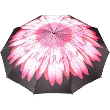 Зонт складной Rain Berry 734-23340.1 (черный/светло-розовый)
