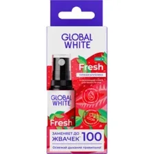 Спрей для рта Global White Strawberry dreams, со вкусом сочной клубники, 15 мл