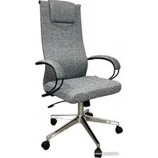 Офисное кресло SitUp Michael chrome (ткань Gray/Gray)