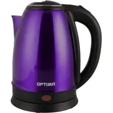 Электрический чайник Optima EK-1808SS (фиолетовый)