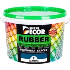 Краска Super Decor Rubber 3 кг (№07 балтика)