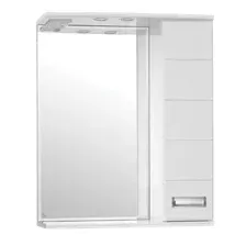 Symbolite Шкаф с зеркалом для ванной Ирис 650/С