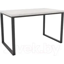 Письменный стол Hype Mebel Чикаго 110x50 (черный/древесина белая)