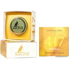  Sativa Бальзам для губ Блеск золотистый №417 8 г