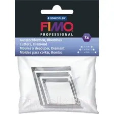 Набор формочек для лепки Fimo Ромб / 8724 04 (3шт)
