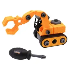 Игрушка-конструктор Funky Toys Экскаватор с отверткой / FT0398148