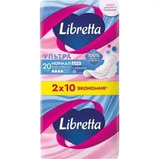 Прокладки гигиенические Libretta Ультра Нормал Део (20шт)