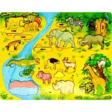 Мозаика/пазл Нескучные игры Африка. Водопой на Лимпопо 7990