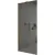 Душевая стенка MaybahGlass 69x195 MGD-705-3ш (графитовое стекло/золотой)