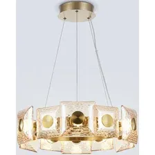 Люстра Ambrella LH31021 BS/TI (латунь/янтарь)
