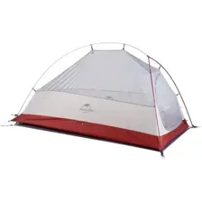 Треккинговая палатка Naturehike Сloud up 1 NH18T010-T (серый/красный)