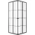 Душевой уголок Niagara Eco NG-1008-14QKL 80x80x190 (черный/стекло клетка)