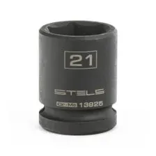 Головка торцевая ударная шестигранная 1/2" 21 мм CrMo Stels 13925