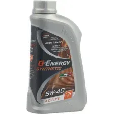 Моторное масло G-Energy Synthetic Active 5W-40 1л API SN/CF (L)