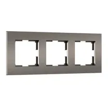 Рамка 3-я Slab (бронза матовый) Werkel W0032963