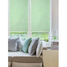 Рулонная штора Delfa Сантайм Жаккард Венеция СРШ-03Д 29503 (130x170, мята)