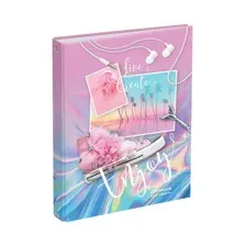 Тетрадь на кольцах А5, 120л., BG  Enjoy, глянцевая ламинация, ТТ5к120_лг 10095