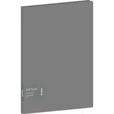 Папка для бумаг Berlingo Soft Touch / DB4_10985 (серый)