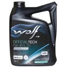 Моторное масло Wolf OfficialTech 5W-30 IL D1 4л