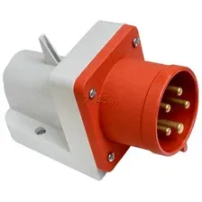 Вилка силовая 32А 380В 3P+N+E IP44 BYLECTRICA (ВПО32-906)