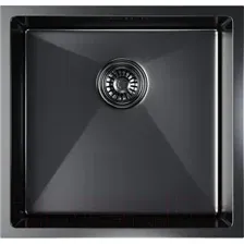 Мойка кухонная Mixline Pro 548565 (черный графит, с сифоном)