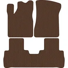 Комплект ковриков для авто Alicosta Nissan Murano I (suv / Z50) 2002 - 2007 (коричневый, сота)