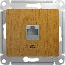 Розетка компьютерная Schneider Electric Glossa GSL000581K (дуб)