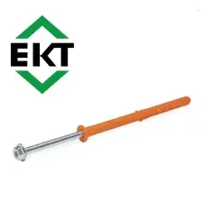 Дюбель рамный ЕКТ RD-H 10х140 с шурупом (нейлон)