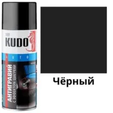 Антигравий черный с эффектом шагрени 520 мл KUDO KU5225