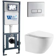 Унитаз подвесной WeltWasser Marberg 410+Merzbach 041 GL-WT+MAR 410 SE