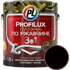 Грунт-эмаль Profilux По ржавчине 3в1 (1.9кг, черный)