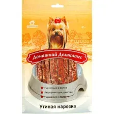 Лакомство для собак Домашний деликатес Утиная нарезка (85г)