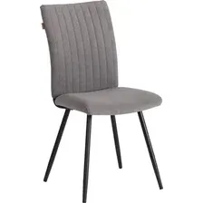 Стул TetChair Monte Carlo Trend велюр (серый/черный)