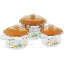 Набор кастрюль Appetite Floral Kitchen 6KB191M