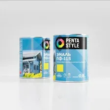 Эмаль ПФ-115 PentaStyle алкидная универсальная желтая 0,8кг