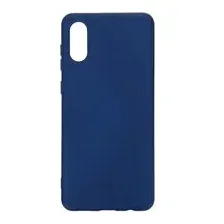 Накладка  DF Original Case для Samsung Galaxy A02 синий