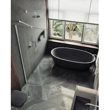 Душевая стенка MaybahGlass 79x195 MGD-700-1у (сатин стекло/белый матовый)