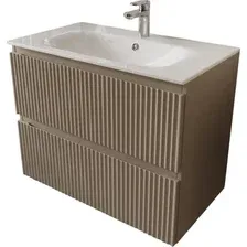 TERMINUS Тумба с умывальником Сицилия 80x62x45 с 2 ящиками SIC10802200501O (капучино)
