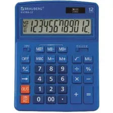 Калькулятор BRAUBERG Extra 12-BU 250482 (синий)