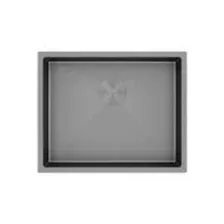 Кухонная мойка Paulmark Next 54 Uni PM215444-MG (серый/серый матовый)