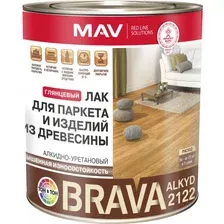 Лак Brava Alkyd 2122 3 л (бесцветный глянцевый)