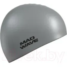 Шапочка для плавания Mad Wave Intensive Big (серый)