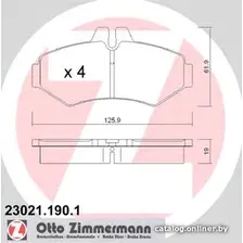 Тормозные колодки Zimmermann 230211901