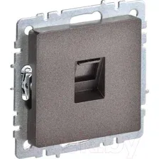 Розетка IEK Brite BR-K10-1-K45 (темная бронза)