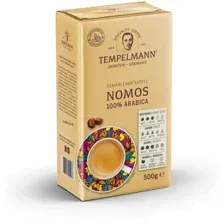 Кофе молотый TEMPELMANN NOMOS. 100% Арабика, 500 г. Германия