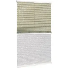 Плиссе Delfa Mirror СПШ-3903/1102 Basic Transparent (81x160, серый/кремовый/белый)
