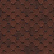 Битумная черепица Shinglas Финская соната (красный)